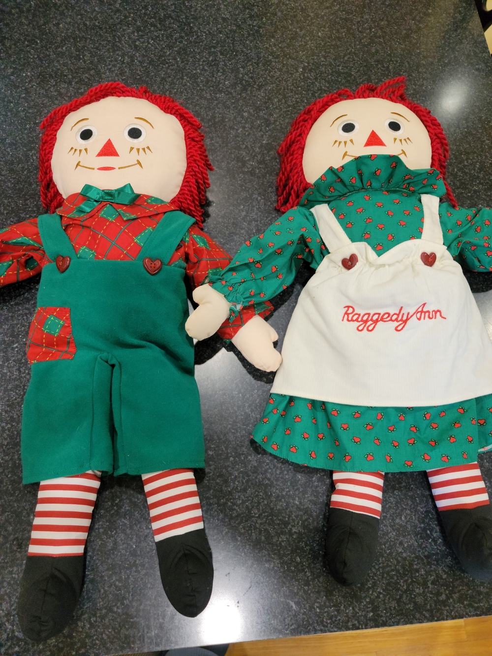 Vintage Snowden & Friends Raggedy Ann and Andy